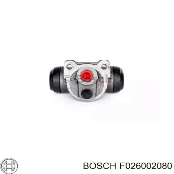 Циліндр гальмівний колісний/робітник, задній F026002080 Bosch