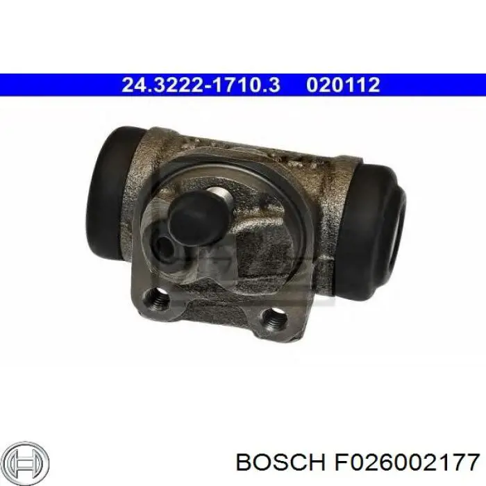F026002177 Bosch циліндр гальмівний колісний/робітник, задній