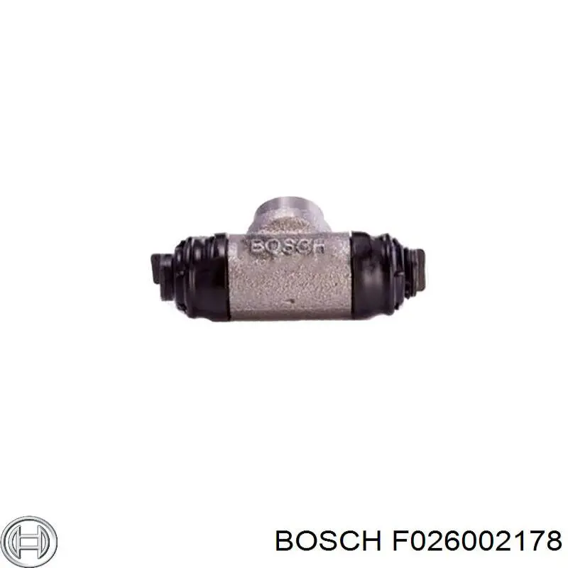 Купити F026002178 Bosch Циліндр гальмівний колісний/робітник, задній