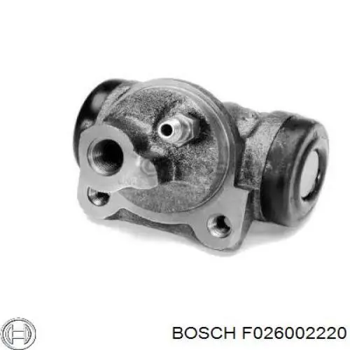 Купити F026002220 Bosch Циліндр гальмівний колісний/робітник, задній