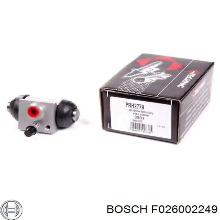 Циліндр гальмівний колісний/робітник, задній F026002249 Bosch