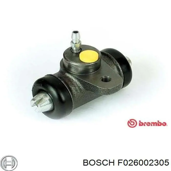 F026002305 Bosch Циліндр гальмівний колісний/робітник, задній