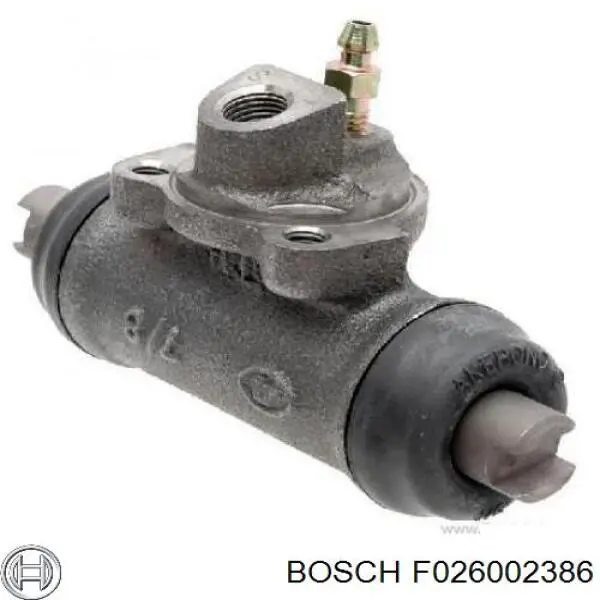 Купити F026002386 Bosch Циліндр гальмівний колісний/робітник, задній
