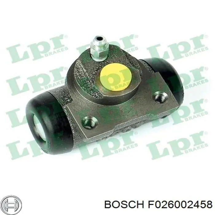 Циліндр гальмівний колісний/робітник, задній F026002458 Bosch