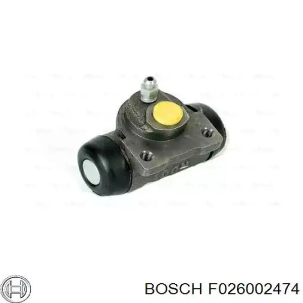 Циліндр гальмівний колісний/робітник, задній F026002474 Bosch