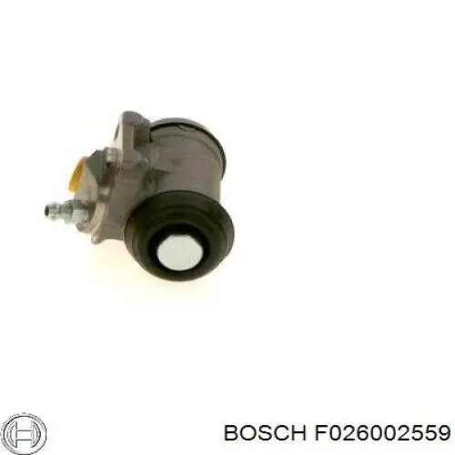 Циліндр гальмівний колісний/робітник, задній F026002559 Bosch