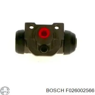 Купити F026002566 Bosch Циліндр гальмівний колісний/робітник, задній