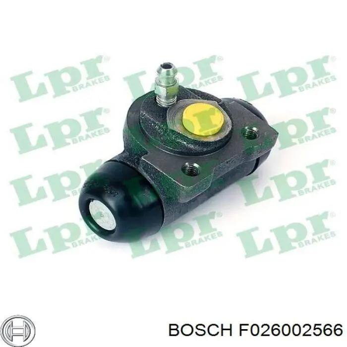 Циліндр гальмівний колісний/робітник, задній F026002566 Bosch