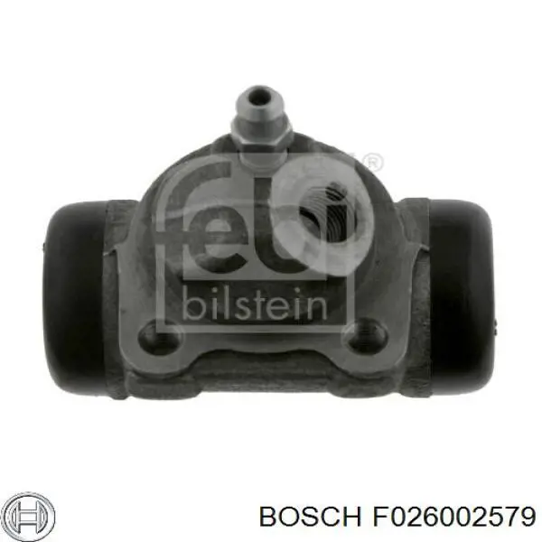 Купити F026002579 Bosch Циліндр гальмівний колісний/робітник, задній