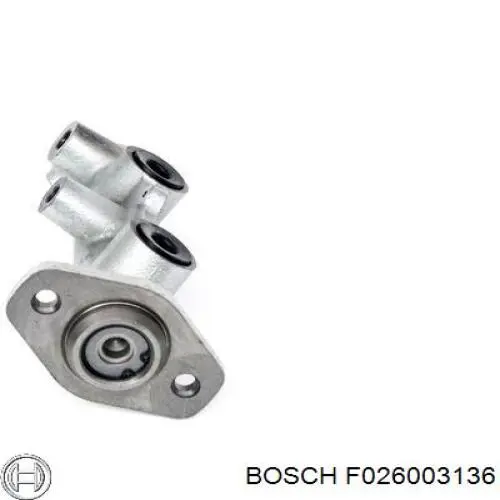 Циліндр гальмівний, головний F026003136 Bosch