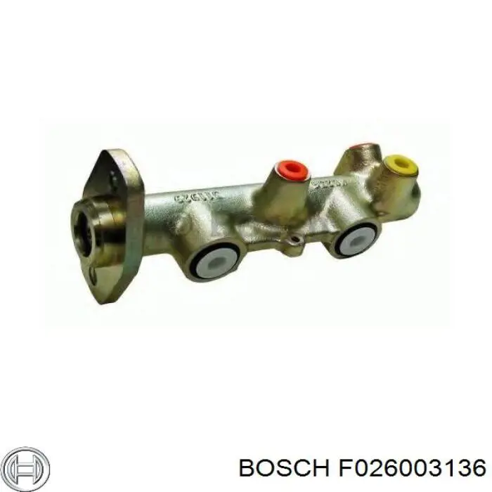 F026003136 Bosch Циліндр гальмівний, головний