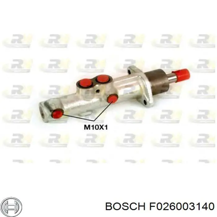 Циліндр гальмівний, головний F026003140 Bosch