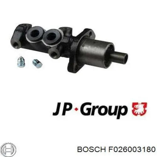 F026003180 Bosch Циліндр гальмівний, головний