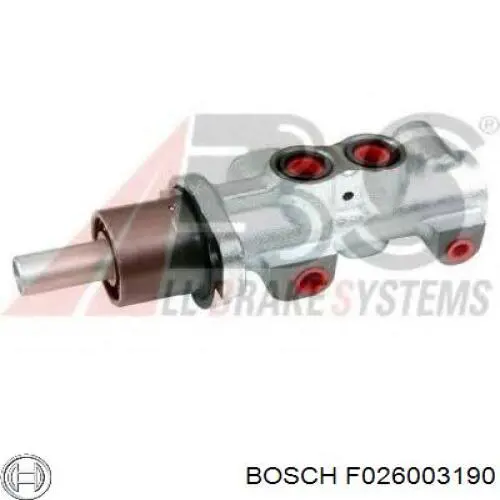 Головний гальмівний циліндр F026003190 Bosch