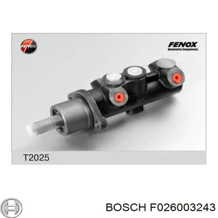 Купити F026003243 Bosch Головний гальмівний циліндр