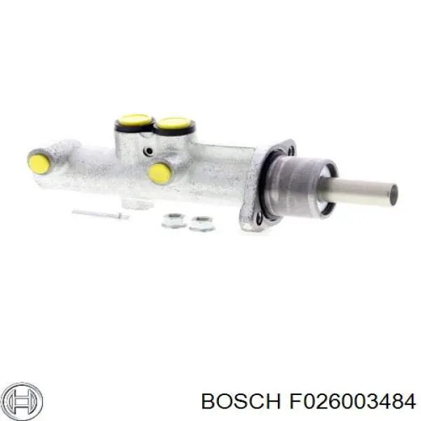 F026003484 Bosch Циліндр гальмівний, головний