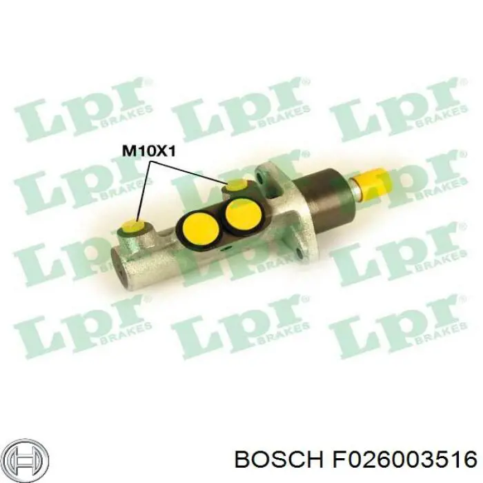 F026003516 Bosch циліндр гальмівний, головний