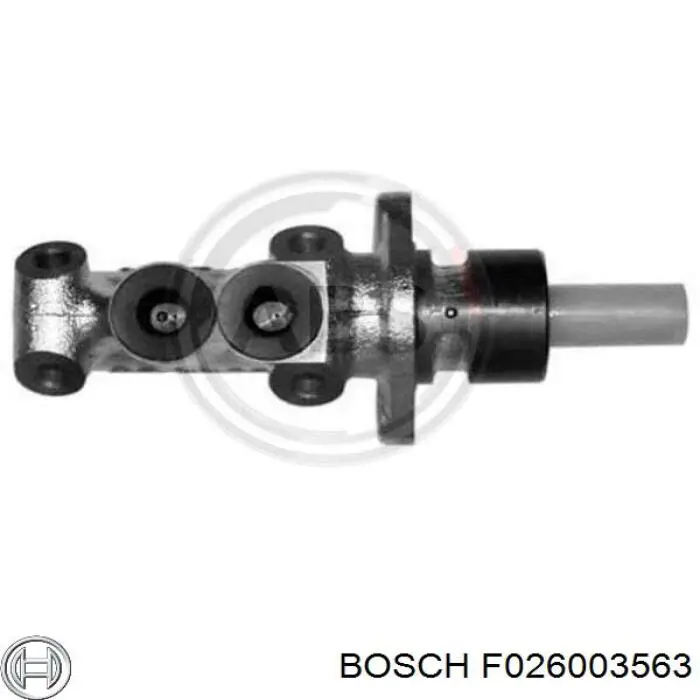 Головний гальмівний циліндр F026003563 Bosch