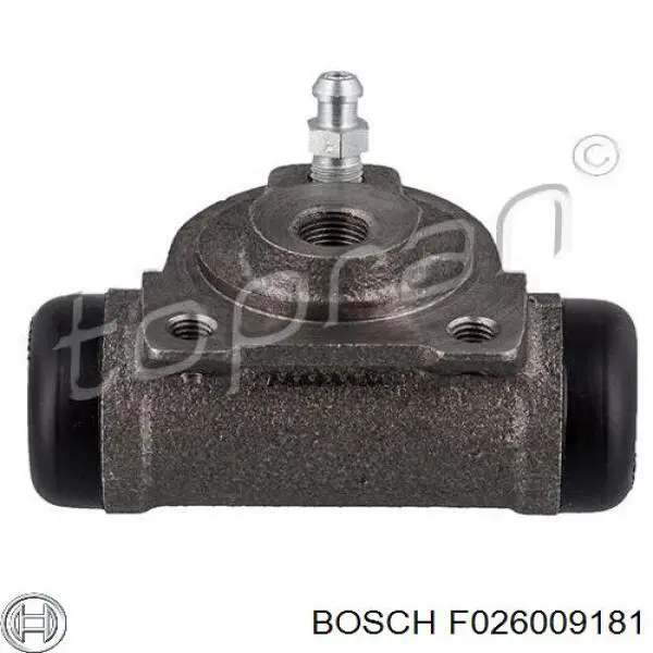 F026009181 Bosch Циліндр гальмівний колісний/робітник, задній