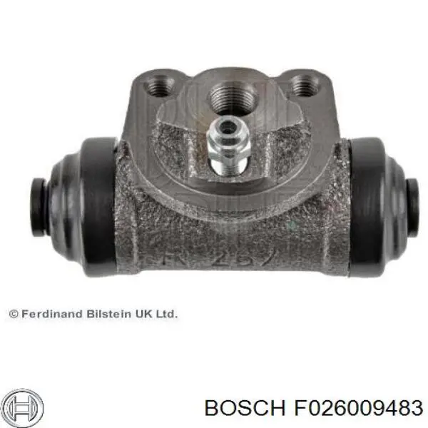 Циліндр гальмівний колісний/робітник, задній F026009483 Bosch