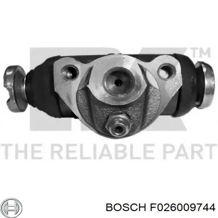 Циліндр гальмівний колісний/робітник, задній F026009744 Bosch