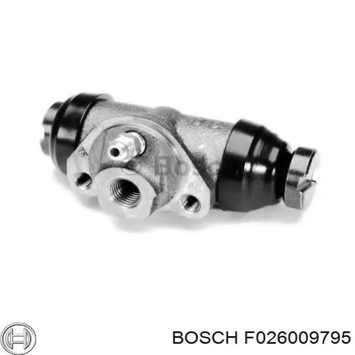 Циліндр гальмівний колісний/робітник, задній F026009795 Bosch