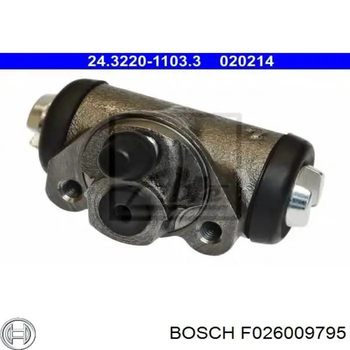 Робочий циліндр Bosch F026009795