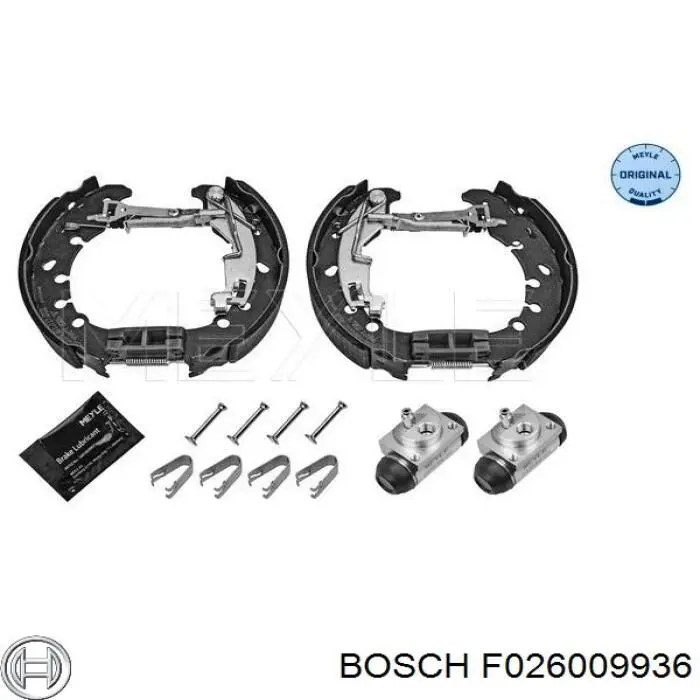 F026009936 Bosch Циліндр гальмівний колісний/робітник, задній