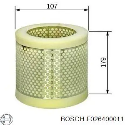 F026400011 Bosch Повітряний фільтр двигуна