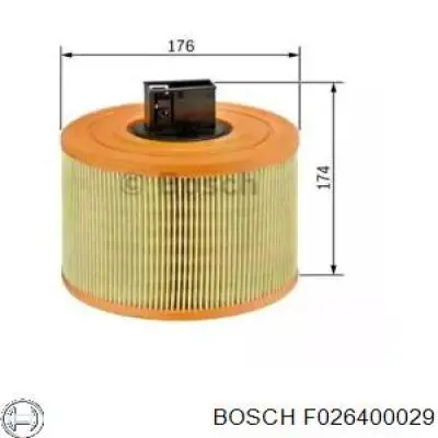 Елемент повітряного фільтра Bosch F026400029 ціна, від 16.19 USD