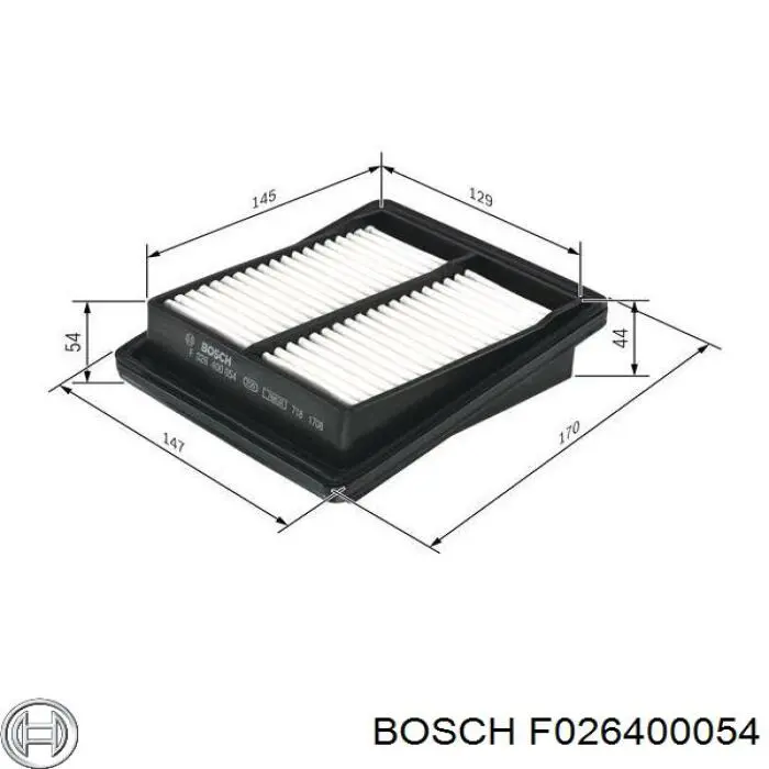 Фільтр повітряний Bosch F026400054