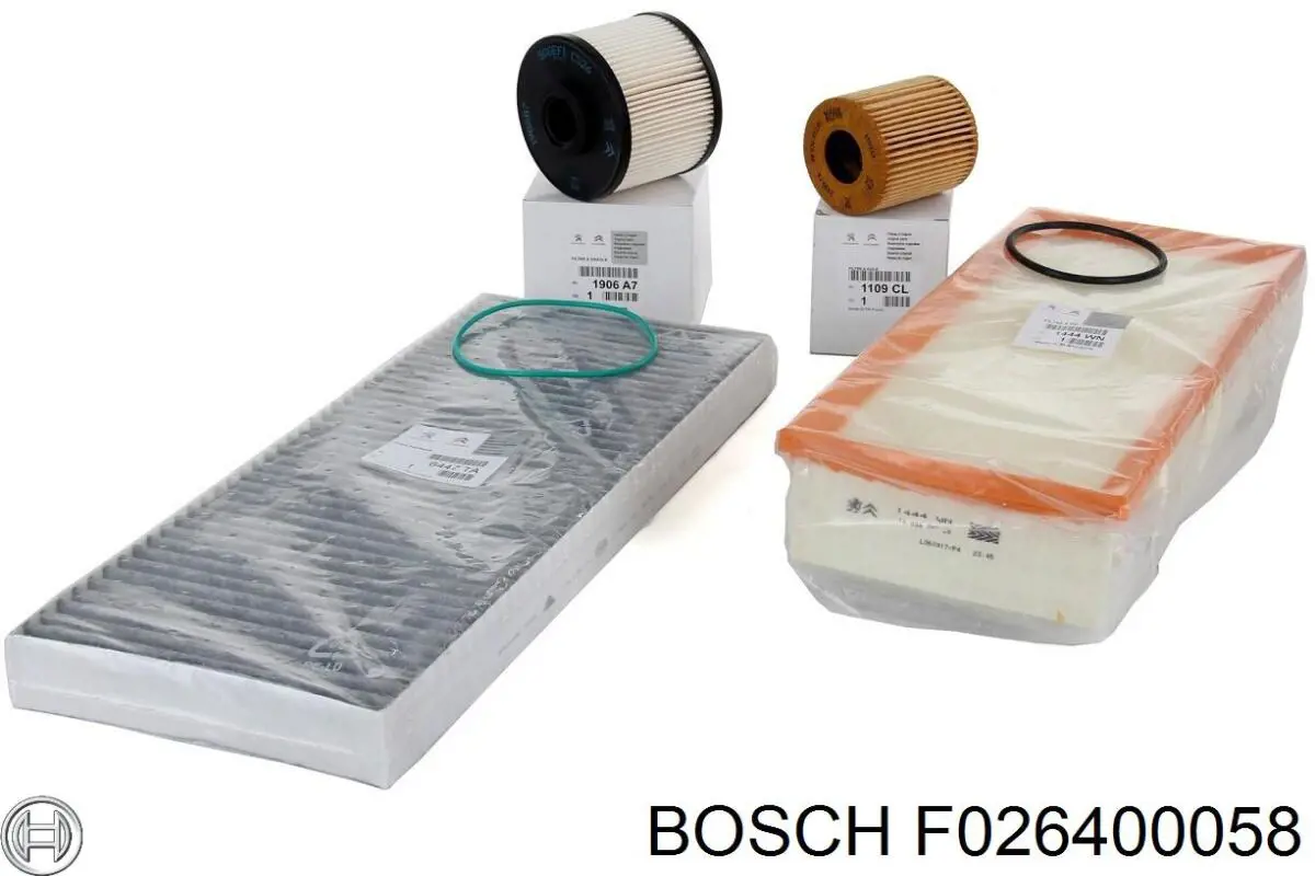 Елемент повітряного фільтра Bosch F026400058 ціна, від 7.54 USD