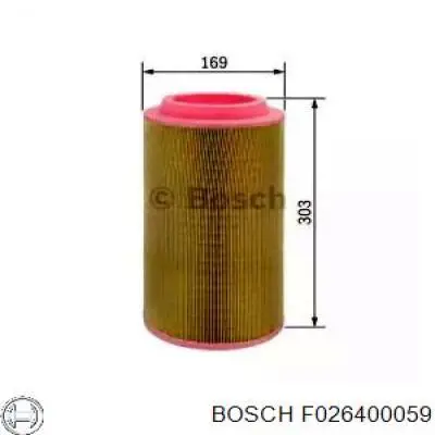 Повітряний фільтр F026400059 Bosch