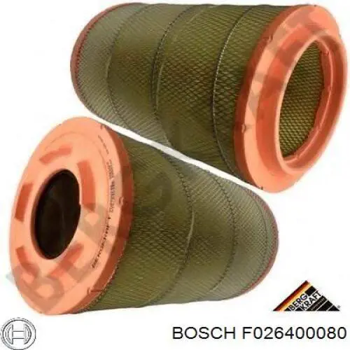 Елемент повітряного фільтра Bosch F026400080 ціна, від 63.13 USD