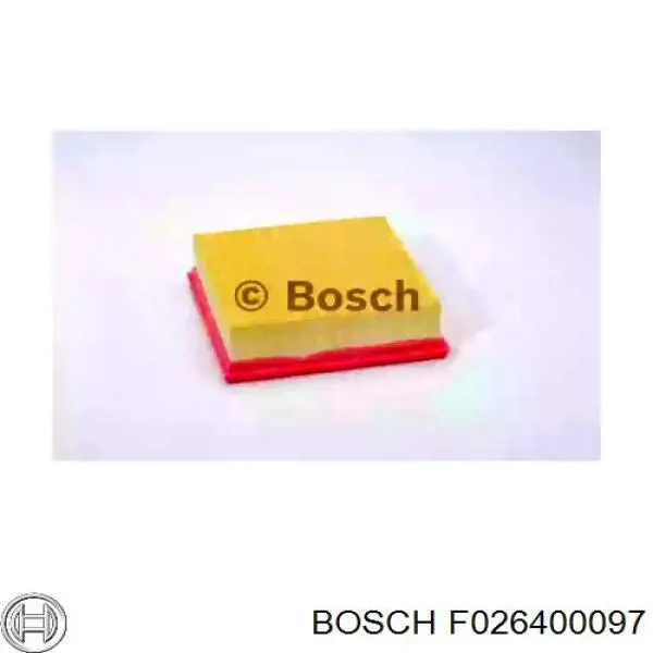 Елемент повітряного фільтра Bosch F026400097 ціна, від 8.47 USD