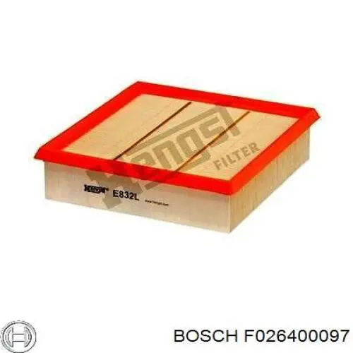 F026400097 Bosch Повітряний фільтр двигуна