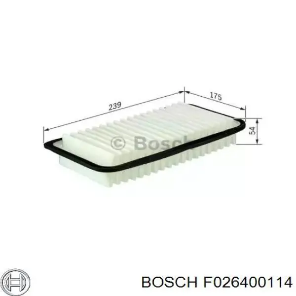 Повітряний фільтр F026400114 Bosch