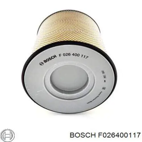 Повітряний фільтр F026400117 Bosch