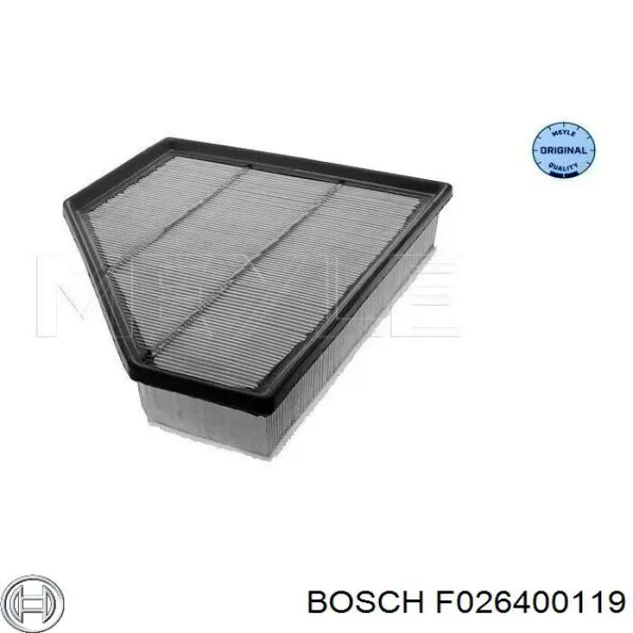 Елемент повітряного фільтра Bosch F026400119 ціна, від 23.83 USD