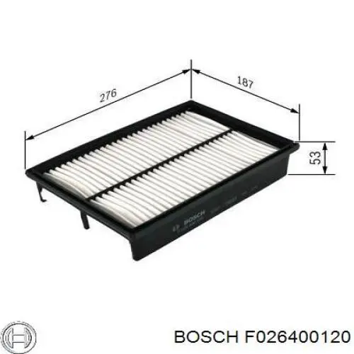 Елемент повітряного фільтра Bosch F026400120 ціна, від 10.15 USD