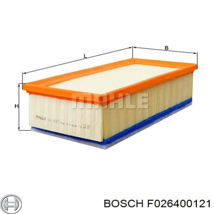 Фільтр повітряний Bosch F026400121