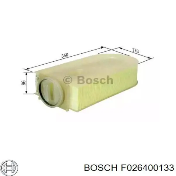 Купити F026400133 Bosch Автомобільний фільтр повітря