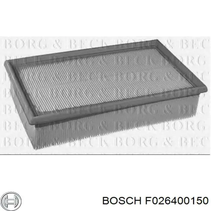 Купити F026400150 Bosch Автомобільний фільтр повітря