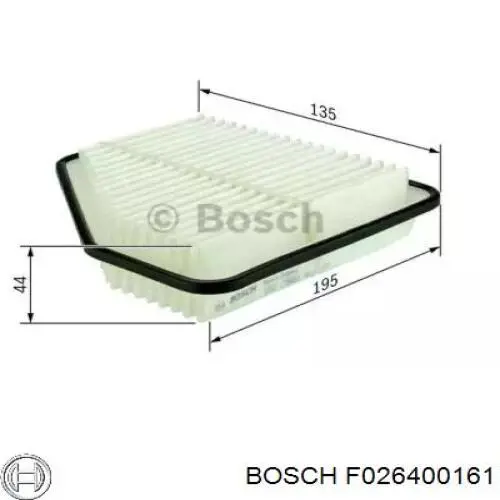 F026400161 Bosch фільтр повітряний