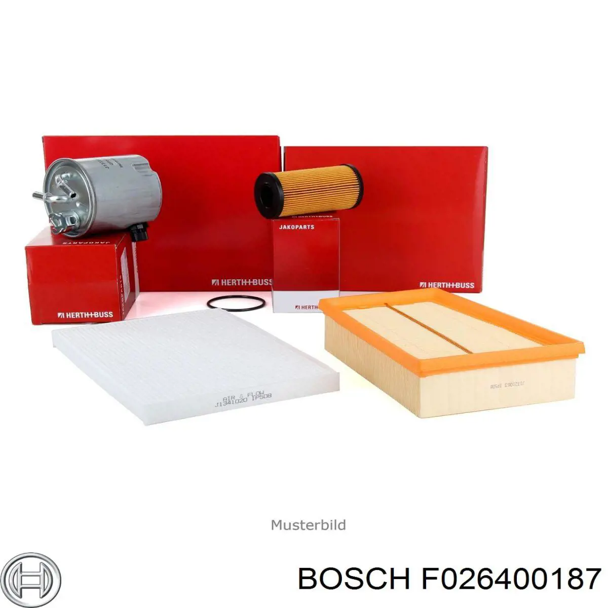 Елемент повітряного фільтра Bosch F026400187 ціна, від 5.90 USD