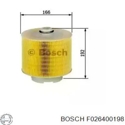 Купити F026400198 Bosch Автомобільний фільтр повітря