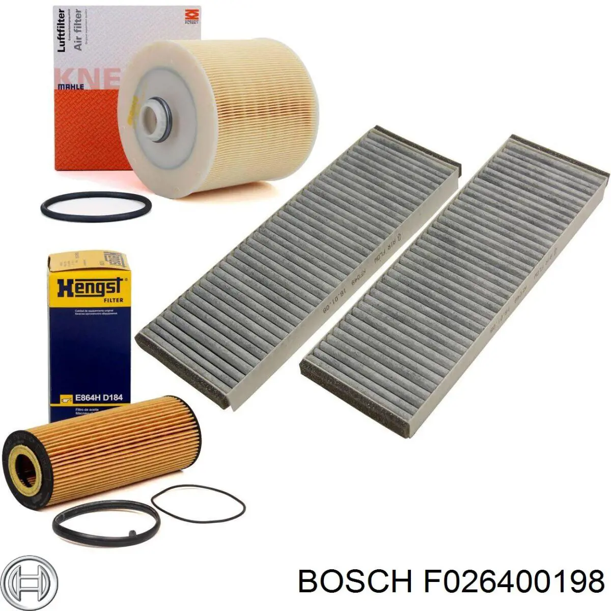 Елемент повітряного фільтра Bosch F026400198 ціна, від 23.26 USD