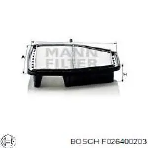 Елемент повітряного фільтра Bosch F026400203 ціна, від 8.61 USD
