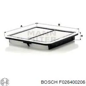 Фільтр повітряний Bosch F026400206