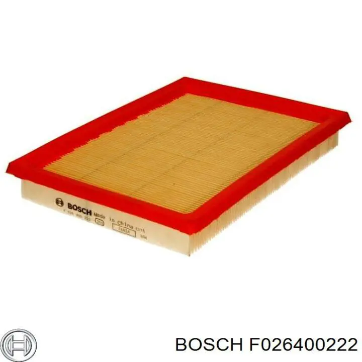 Повітряний фільтр F026400222 Bosch